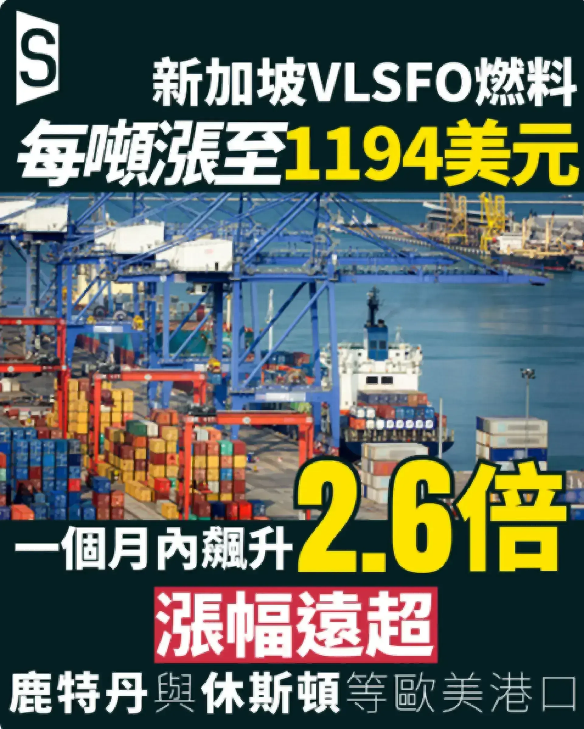 霍爾木茲危機衝擊全球最大船加油站新加坡 航運業者緊急評估應對