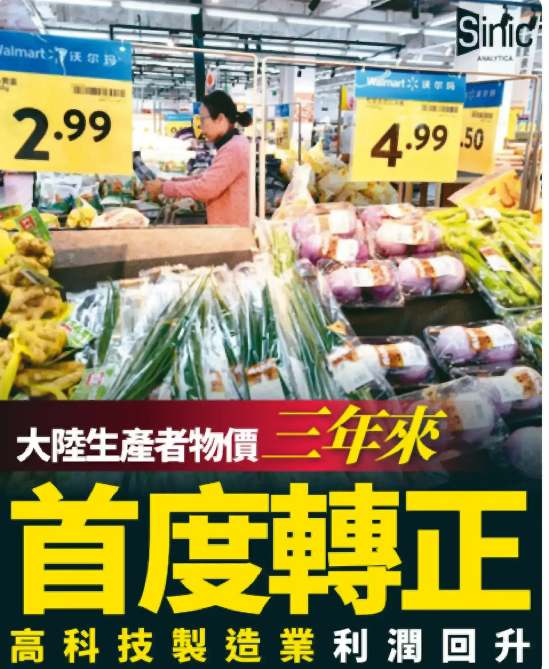 大陸工業利潤強勢反彈 中東局勢威脅二季度前景