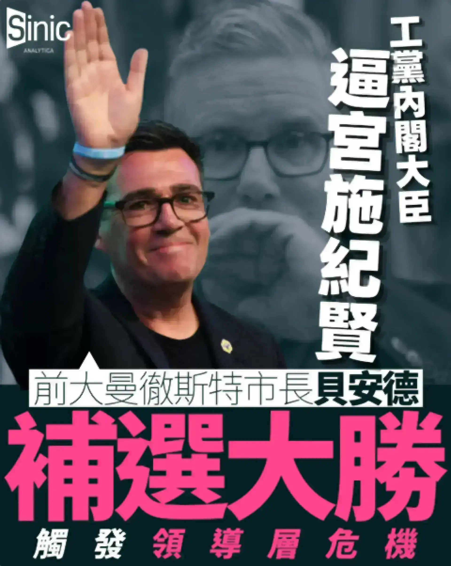 工黨內閣大臣逼宮施紀賢 前大曼徹斯特市長貝安德補選大勝觸發領導層危機