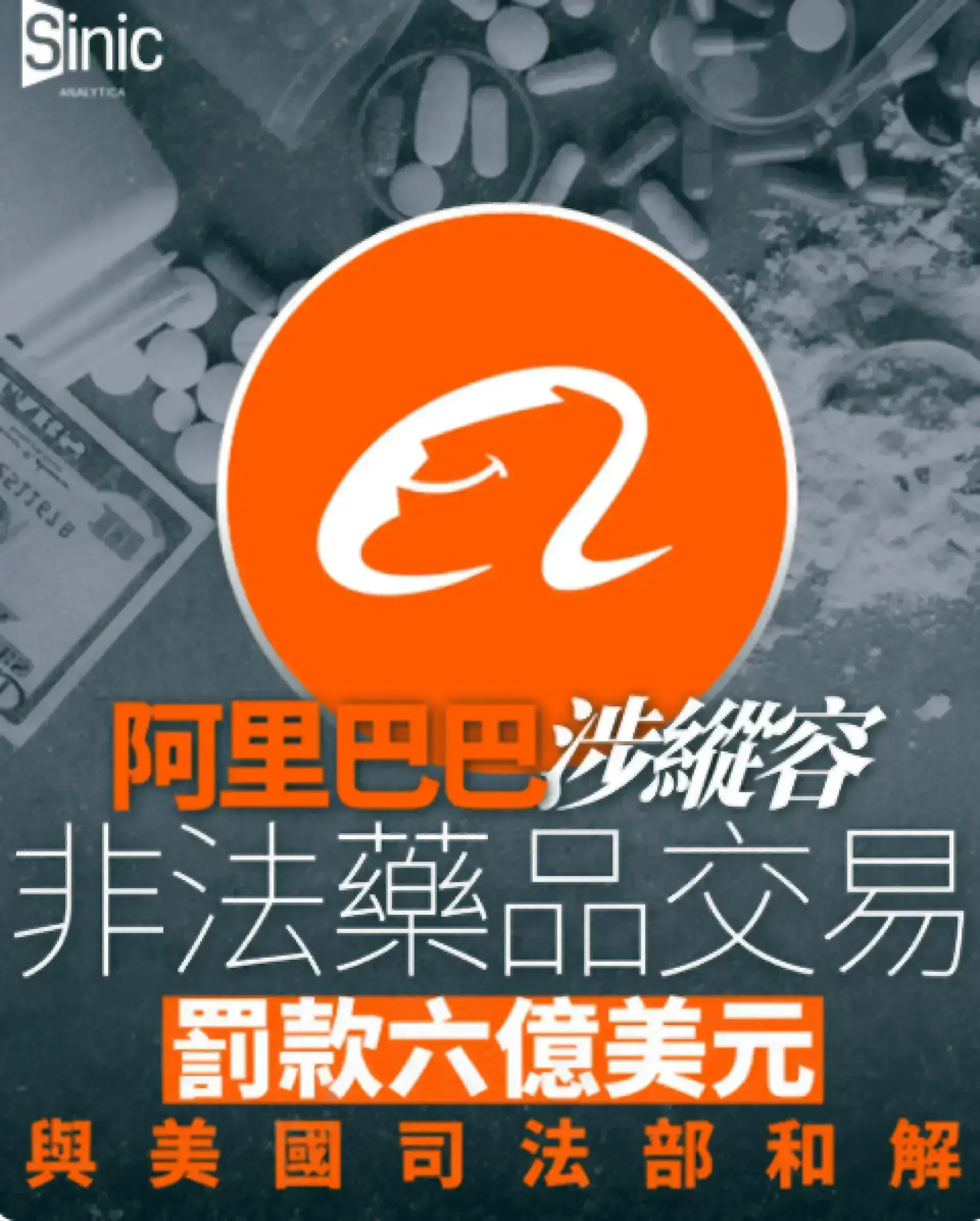 阿里巴巴涉縱容非法藥品交易 罰款六億美元與美國司法部和解